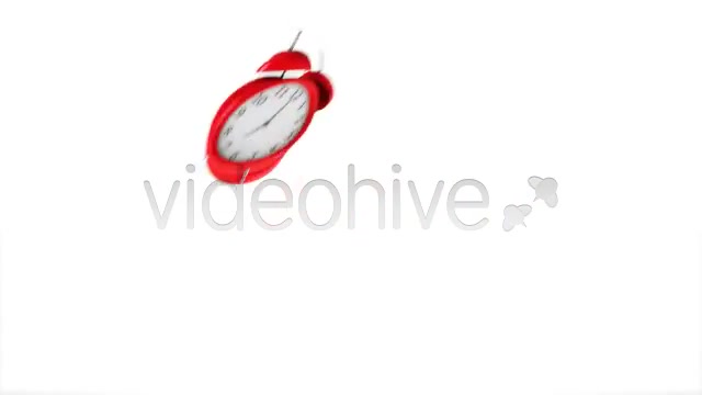 Isolated Cartoon Alarm Clock Bouncing Around Videohive 4612482 Motion Graphics Image 3