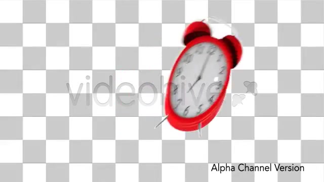 Isolated Cartoon Alarm Clock Bouncing Around Videohive 4612482 Motion Graphics Image 6
