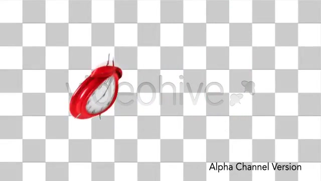 Isolated Cartoon Alarm Clock Bouncing Around Videohive 4612482 Motion Graphics Image 8
