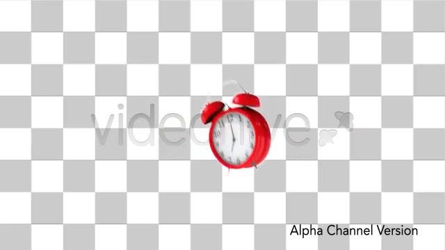 Isolated Cartoon Alarm Clock Bouncing Around Videohive 4612482 Motion Graphics Image 9