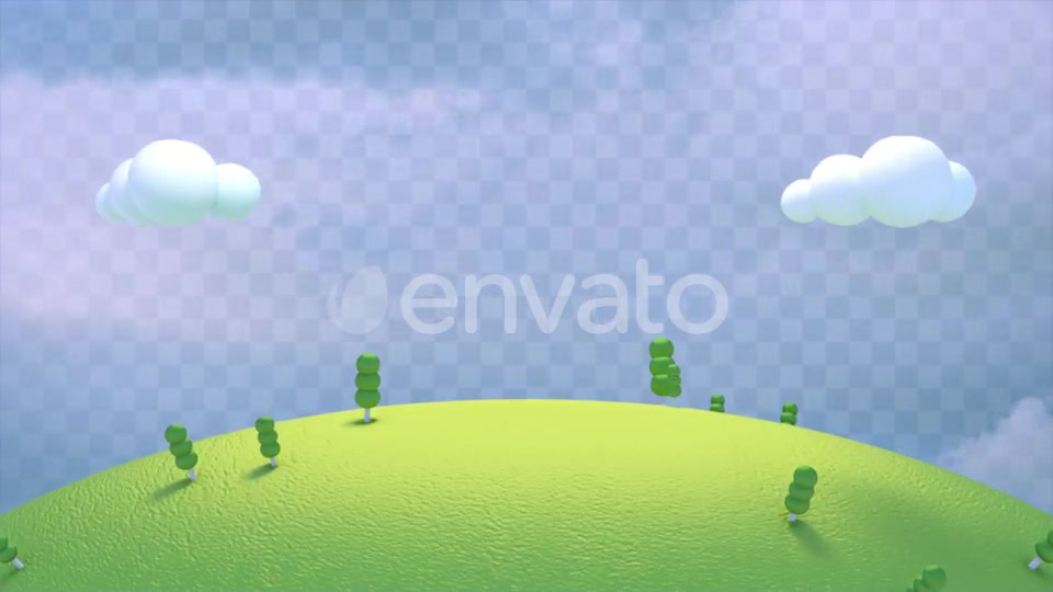 Isolated Cartoon Green Mountain Overlay Videohive 23711396 Motion Graphics Image 8