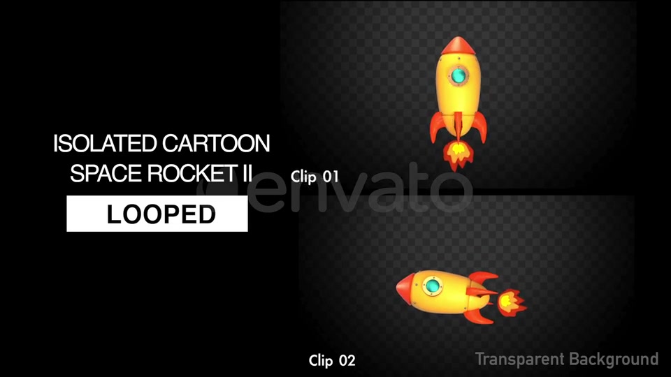 Isolated Cartoon Space Rocket II Videohive 22361690 Motion Graphics Image 5