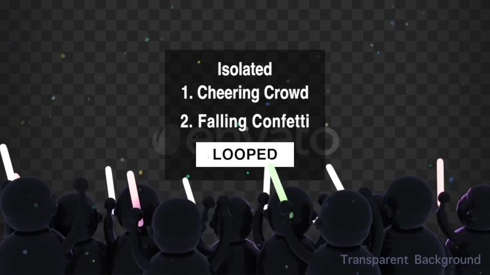 Isolated Cheering Crowd Object Videohive 21955331 Motion Graphics Image 2