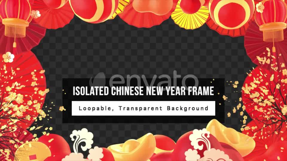 Isolated Chinese New Year Frame Videohive 25398964 Motion Graphics Image 1