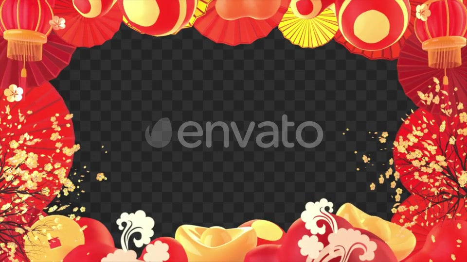 Isolated Chinese New Year Frame Videohive 25398964 Motion Graphics Image 10