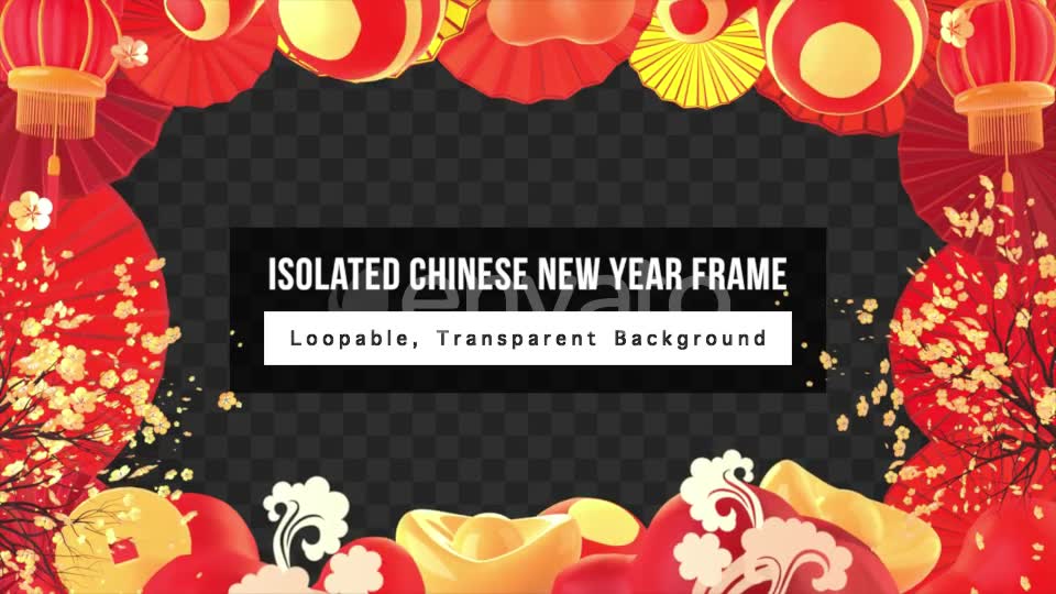 Isolated Chinese New Year Frame Videohive 25398964 Motion Graphics Image 2