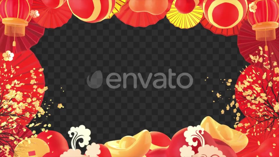 Isolated Chinese New Year Frame Videohive 25398964 Motion Graphics Image 3