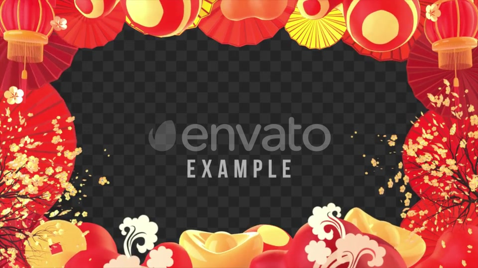 Isolated Chinese New Year Frame Videohive 25398964 Motion Graphics Image 4