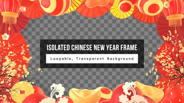 Isolated Chinese New Year Frame - Download Videohive 25398964