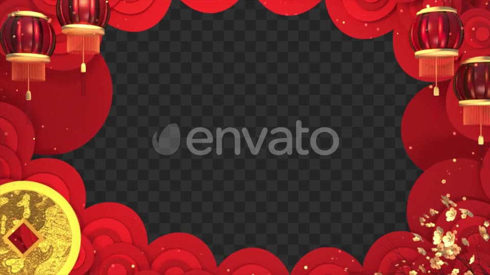 Isolated Chinese New Year Frame Videohive 23187930 Motion Graphics Image 3