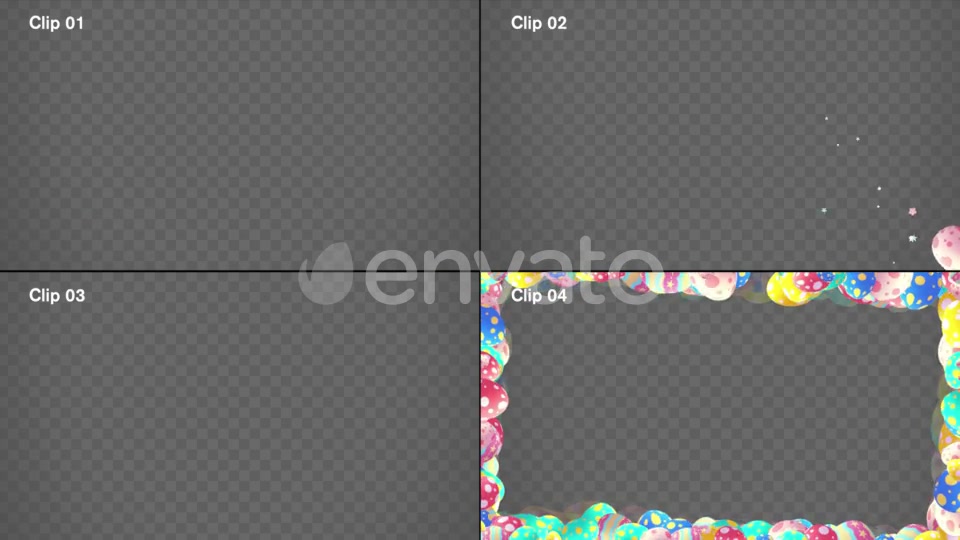 Isolated Easter Eggs Overlays Pack Videohive 23551054 Motion Graphics Image 3