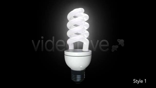 Isolated Energy Efficient Light Bulb 2 Styles Videohive 4628866 Motion Graphics Image 3