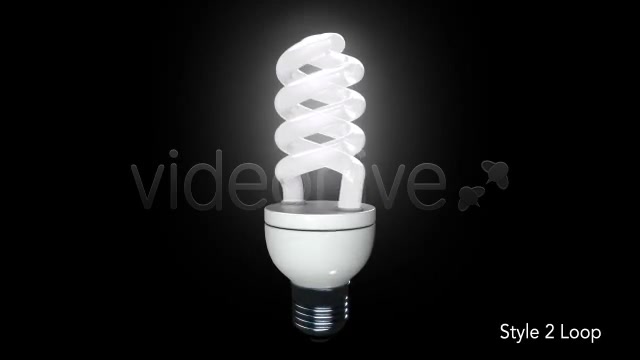 Isolated Energy Efficient Light Bulb 2 Styles Videohive 4628866 Motion Graphics Image 4