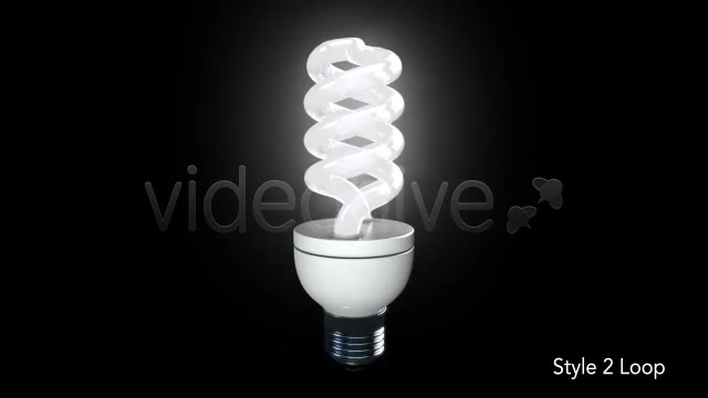 Isolated Energy Efficient Light Bulb 2 Styles Videohive 4628866 Motion Graphics Image 5