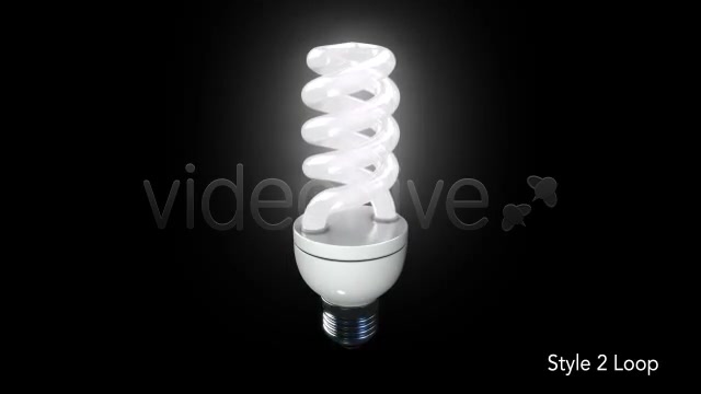 Isolated Energy Efficient Light Bulb 2 Styles Videohive 4628866 Motion Graphics Image 6
