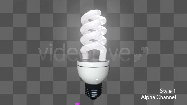 Isolated Energy Efficient Light Bulb 2 Styles Videohive 4628866 Motion Graphics Image 8