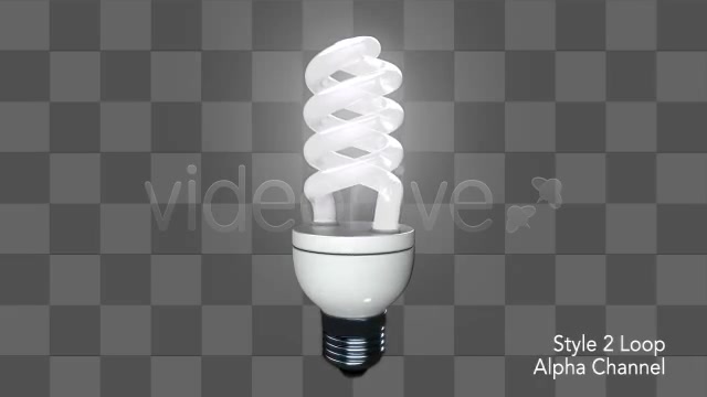 Isolated Energy Efficient Light Bulb 2 Styles Videohive 4628866 Motion Graphics Image 9