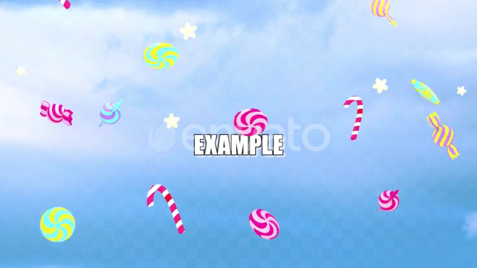 Isolated Falling Candies Overlay Videohive 24047708 Motion Graphics Image 5