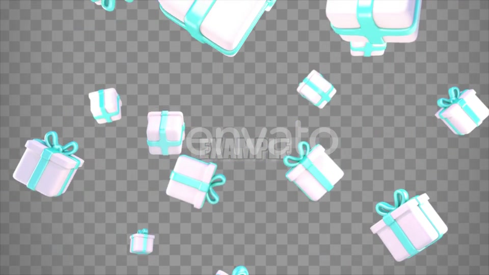 Isolated Falling Gift Boxes Overlay Videohive 24071597 Motion Graphics Image 11