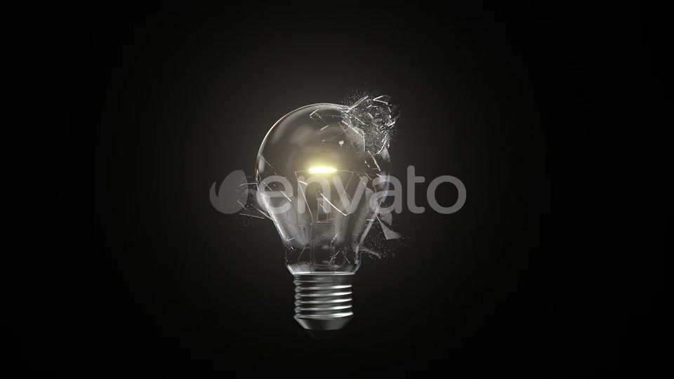 Isolated Lightbulb Shattered Videohive 23738807 Motion Graphics Image 2