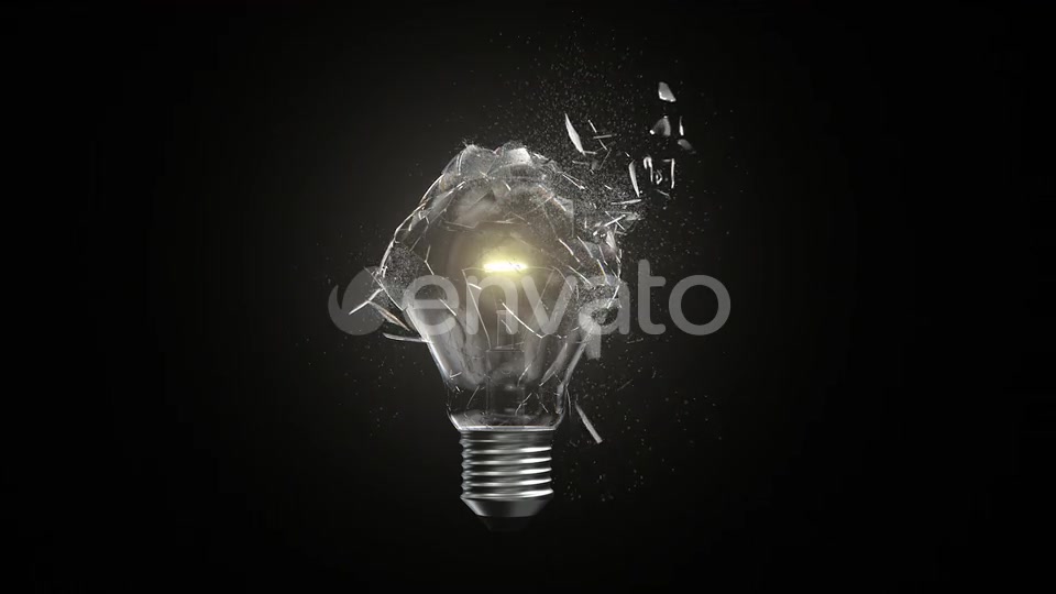 Isolated Lightbulb Shattered Videohive 23738807 Motion Graphics Image 3