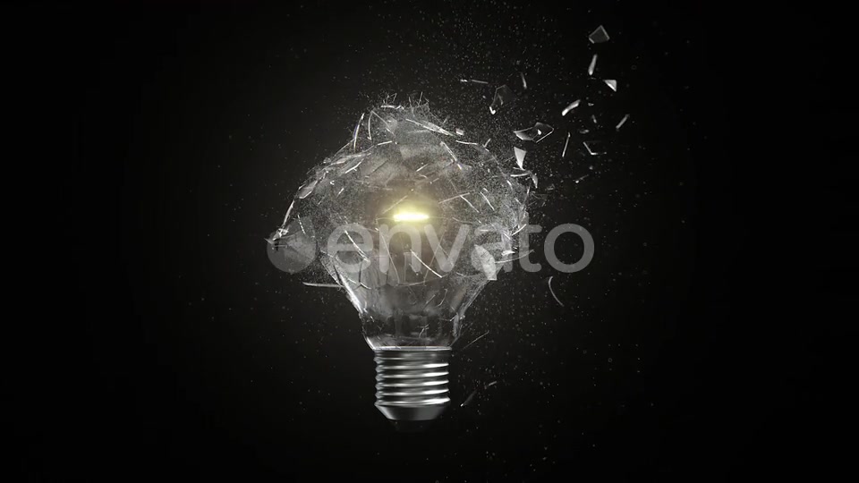 Isolated Lightbulb Shattered Videohive 23738807 Motion Graphics Image 4