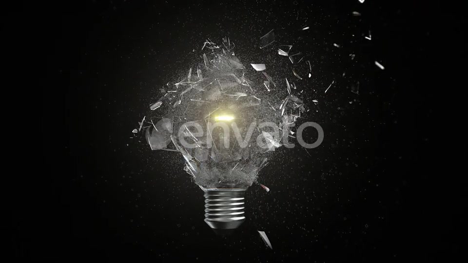 Isolated Lightbulb Shattered Videohive 23738807 Motion Graphics Image 5