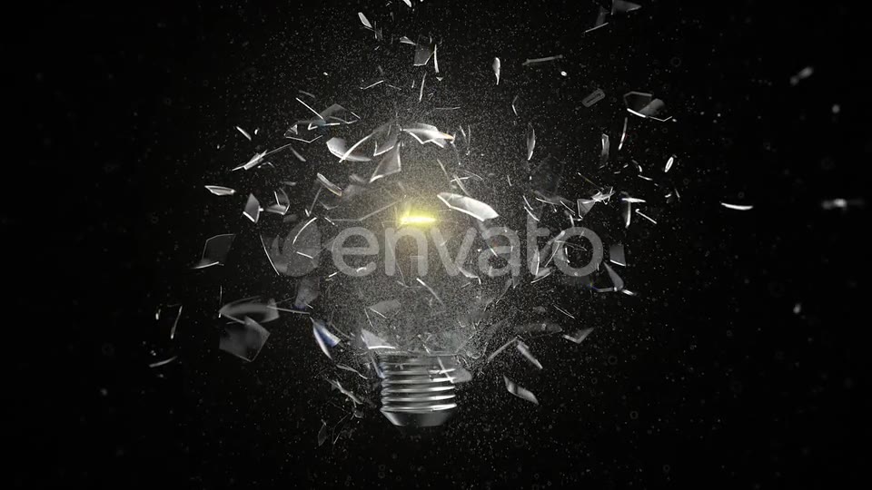 Isolated Lightbulb Shattered Videohive 23738807 Motion Graphics Image 8