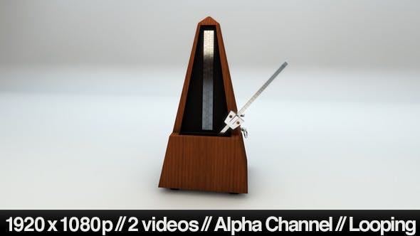 Isolated Metronome Music Timer Looping With Alpha - Videohive 4550145 Download