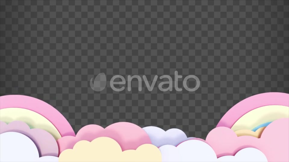 Isolated Rainbow Paper Frame Videohive 23365372 Motion Graphics Image 4