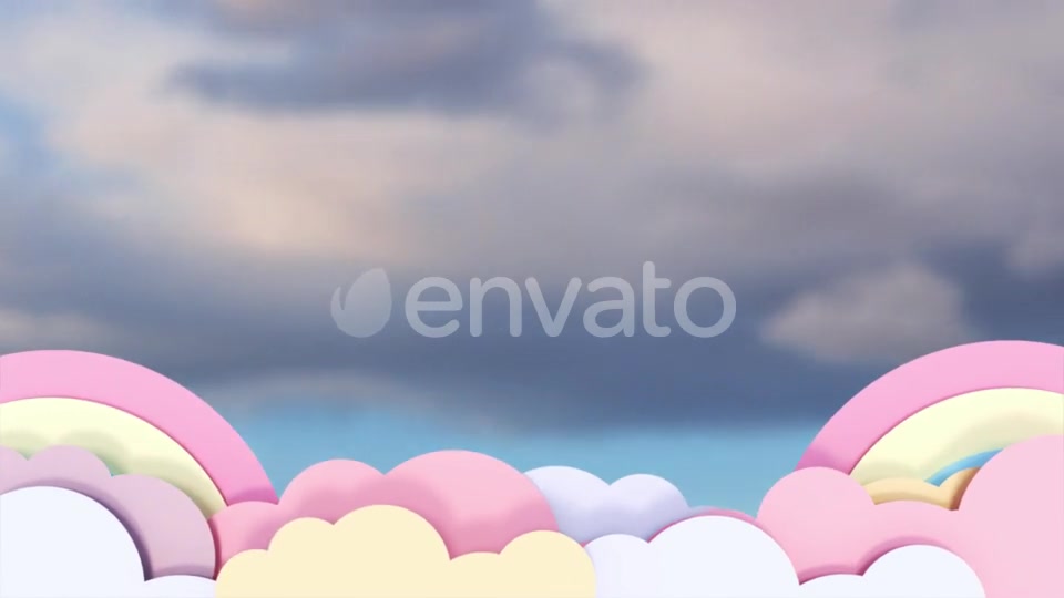 Isolated Rainbow Paper Frame Videohive 23365372 Motion Graphics Image 8