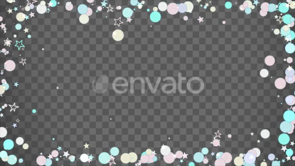 Isolated Stars And Bubbles Frame Videohive 23599740 Motion Graphics Image 1