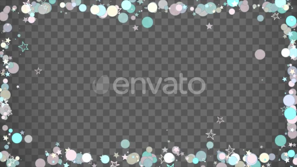 Isolated Stars And Bubbles Frame Videohive 23599740 Motion Graphics Image 2