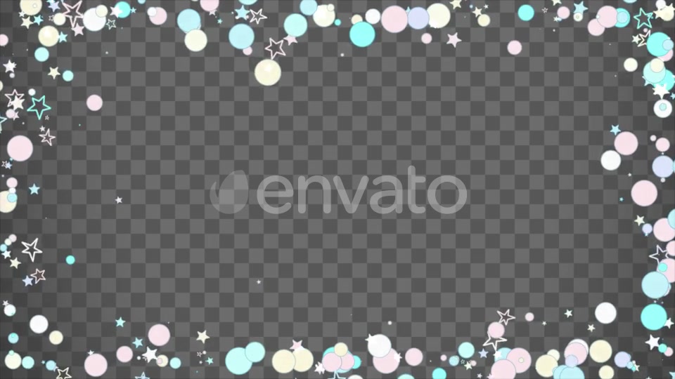 Isolated Stars And Bubbles Frame Videohive 23599740 Motion Graphics Image 4