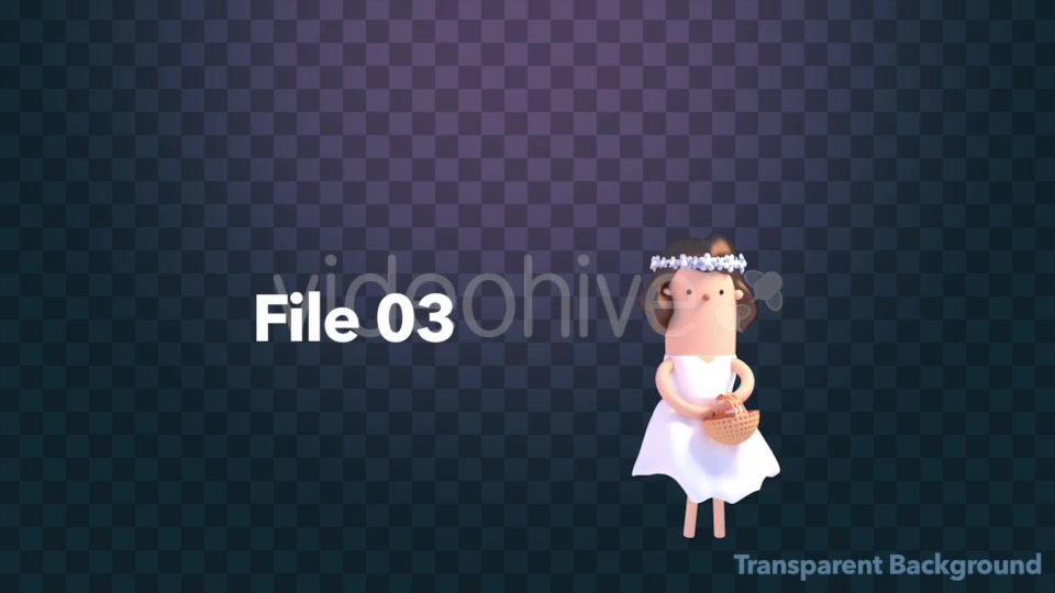 Isolated Toon Bridesmaid Videohive 20349334 Motion Graphics Image 10