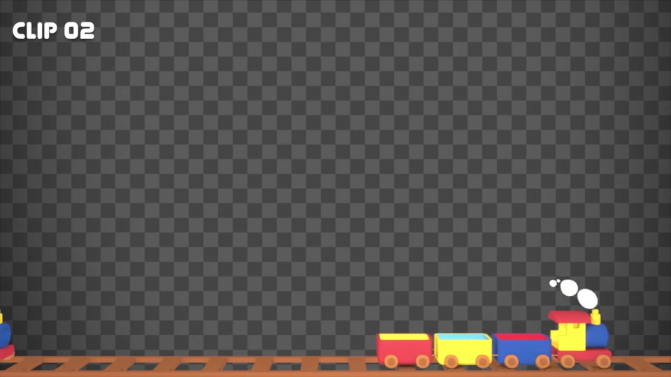 Isolated Toy Train Frame Videohive 23656023 Motion Graphics Image 4