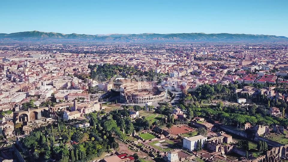 Italy Rome Colosseum Aerial View Videohive 23005879 Motion Graphics Image 3