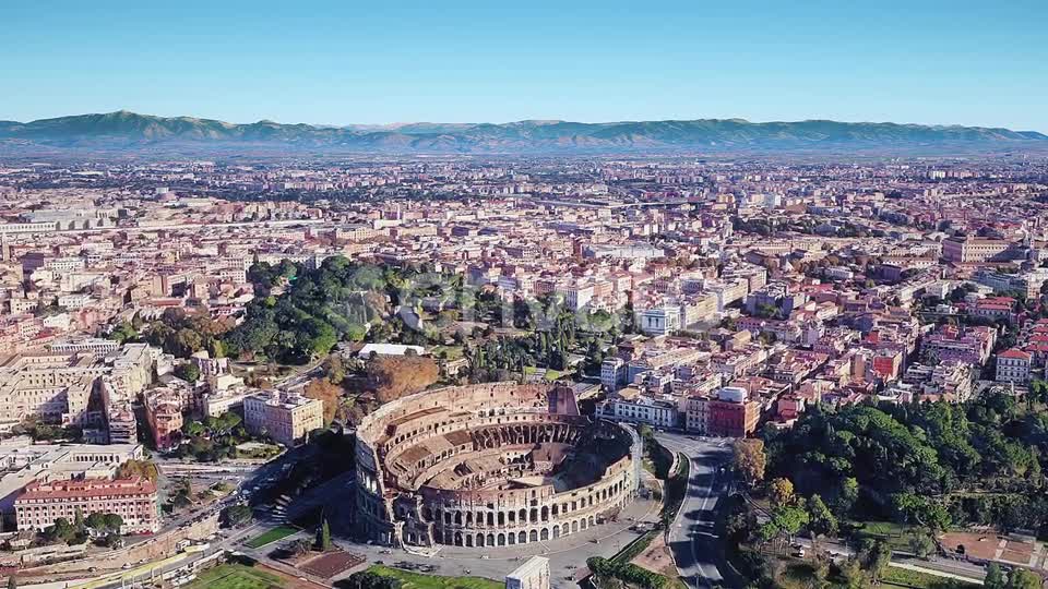 Italy Rome Colosseum Aerial View Videohive 23005879 Motion Graphics Image 7