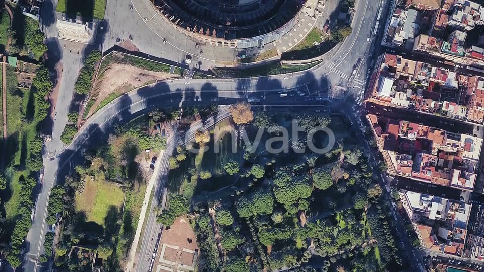 Italy Rome Colosseum Top View Videohive 22527060 Motion Graphics Image 3