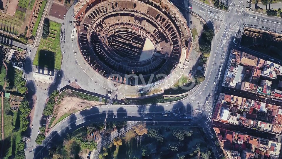 Italy Rome Colosseum Top View Videohive 22527060 Motion Graphics Image 4