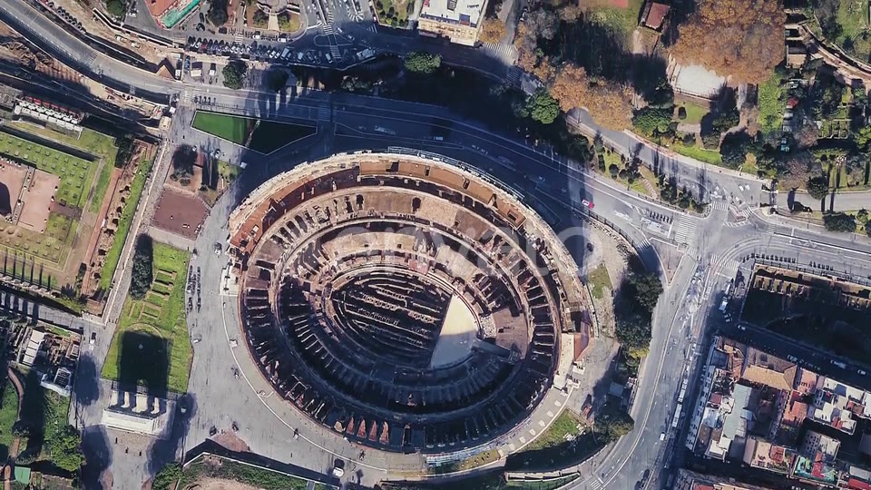 Italy Rome Colosseum Top View Videohive 22527060 Motion Graphics Image 5