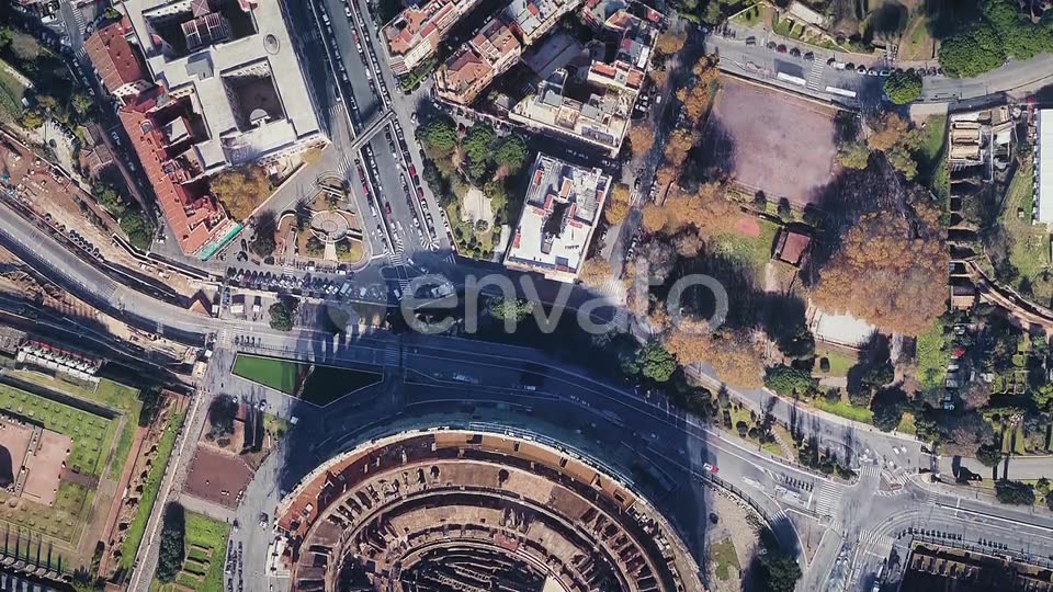 Italy Rome Colosseum Top View Videohive 22527060 Motion Graphics Image 6