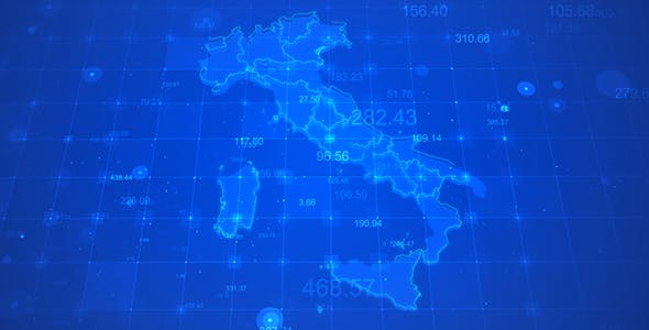 Italy Technology Data Background - Download Videohive 20607852