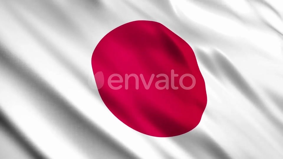 Japan Flags Videohive 23525780 Motion Graphics Image 3
