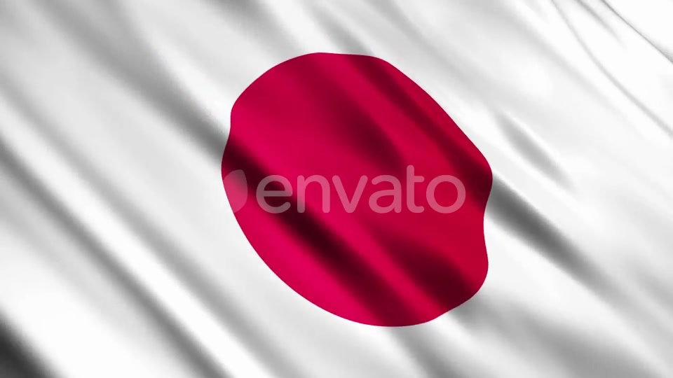 Japan Flags Videohive 23525780 Motion Graphics Image 4