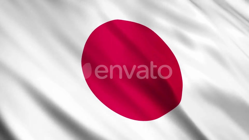 Japan Flags Videohive 23525780 Motion Graphics Image 5