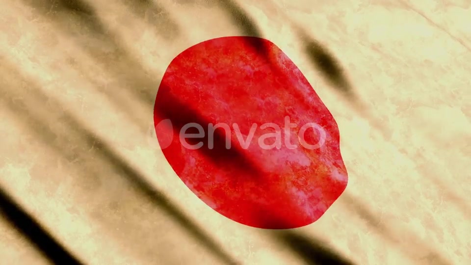 Japan Flags Videohive 23525780 Motion Graphics Image 7