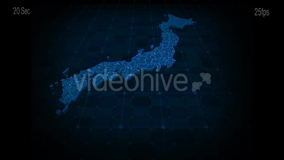 Japan Map Videohive 20441895 Motion Graphics Image 1