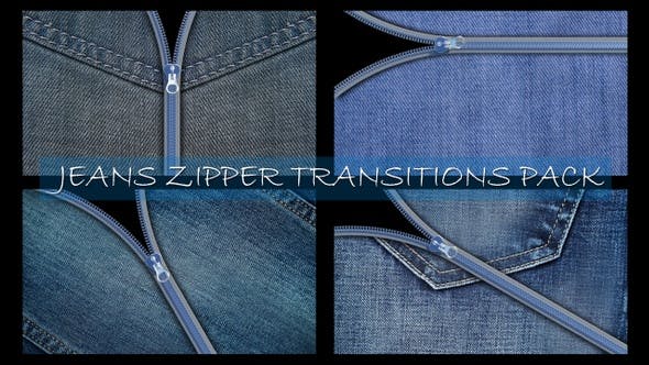 Jeans Zipper Transitions Pack - Download 23312940 Videohive