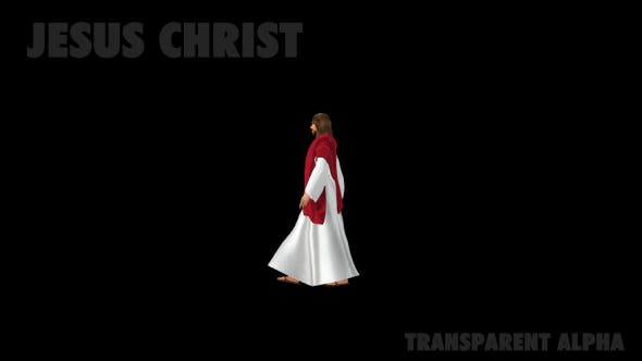 Jesus Christ Walking - 19724137 Videohive Download